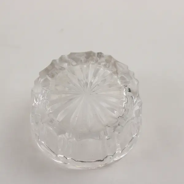 Lot of 2 Vintage Glass Salt Cellars Open Salts Collectible Tableware