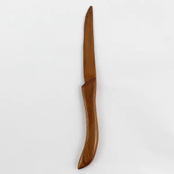 Vtg Handmade Carved Wooden Knife/Letter Opener/Novelty 8.5" Total Length
