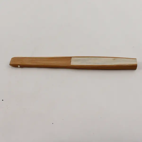 Unbranded Japanese-Style Bamboo and Paper Folding Fan w/Nature Design