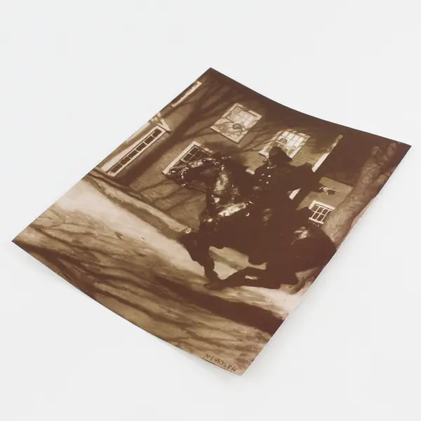 Paul Revere's Midnight Ride Wyeth Painting Reprint Young America's Foundation 