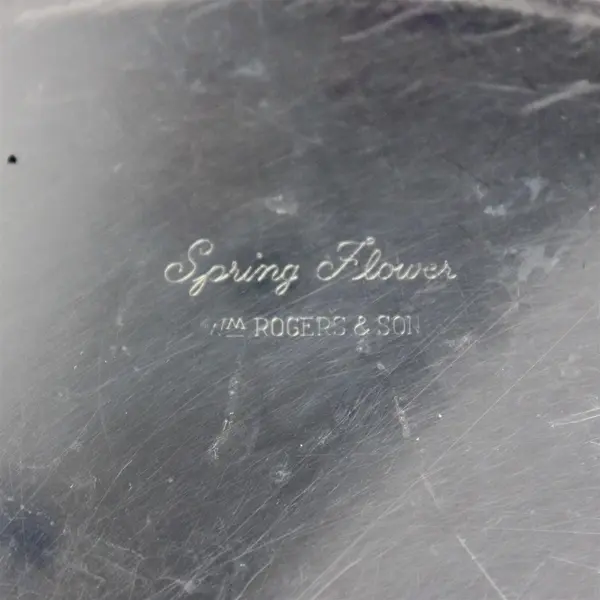 Vintage WM Rogers Silver Plate Reticulated "Spring Flower" 12”