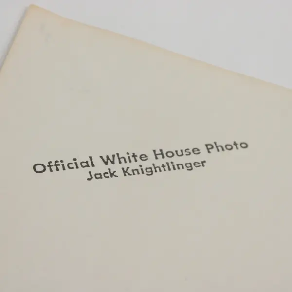 Vintage Ronald Reagan Official White House Photo Jack Knightlinger 7X5.5