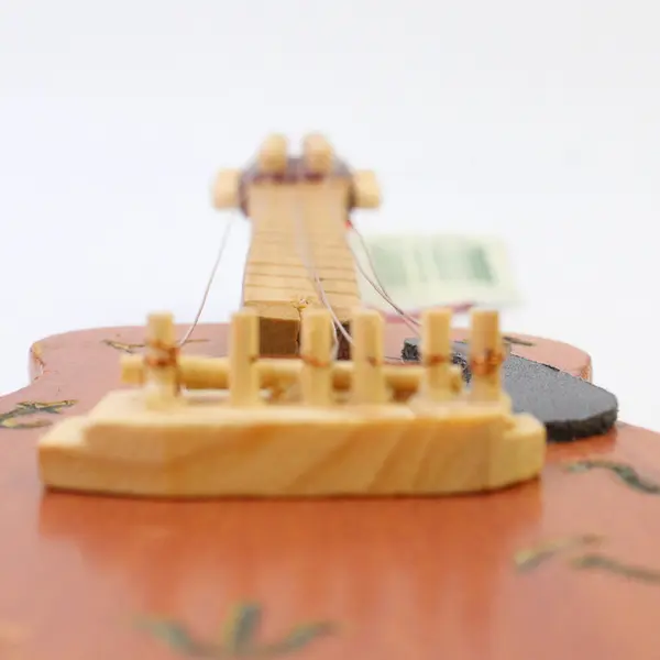 Midwest of Cannon Falls Wooden Guitar Ornament 8in Music Collectible New