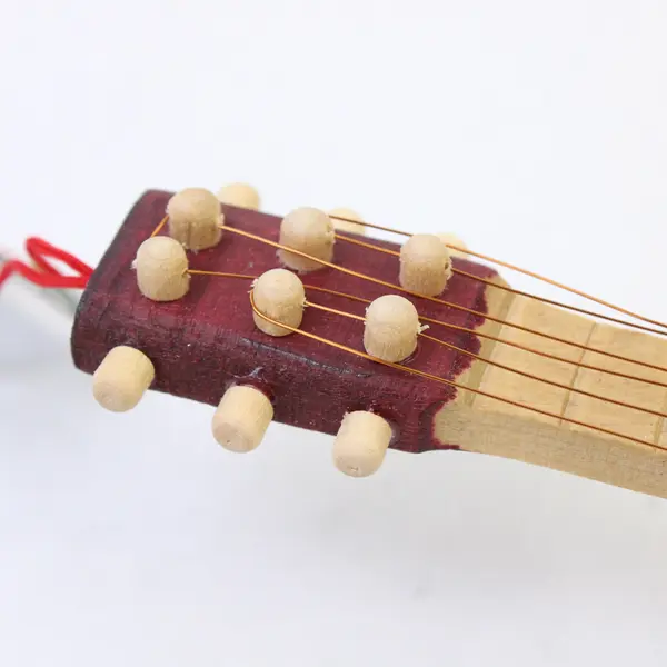 Midwest of Cannon Falls Wooden Guitar Ornament 8in Music Collectible New