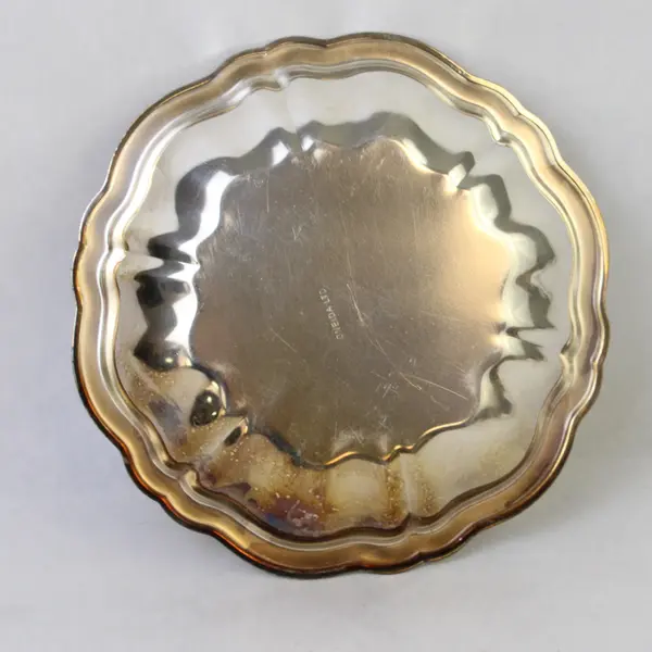 Vintage Oneida Silverplate Scalloped Bon Bon Small Dish - 5.5"