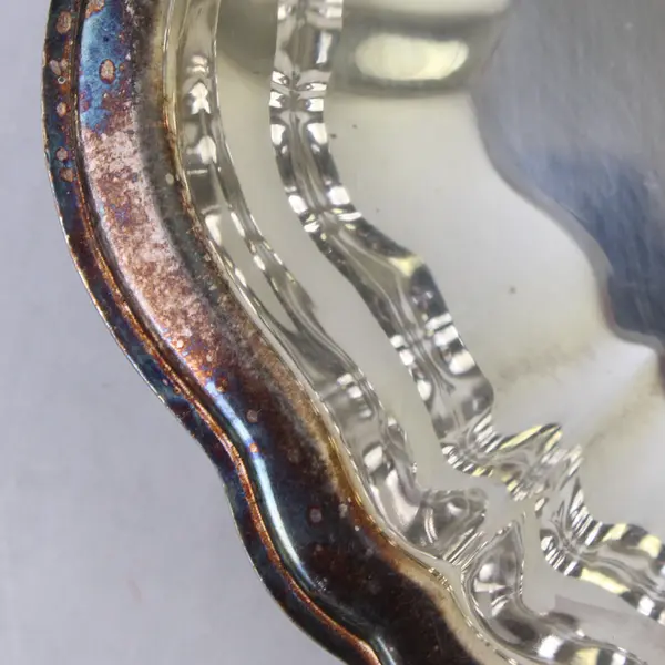 Vintage Oneida Silverplate Scalloped Bon Bon Small Dish - 5.5"