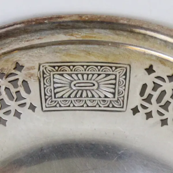 Vtg Wrought + Right Silverplate Articulated Bread Tray #84894 - 13" Long