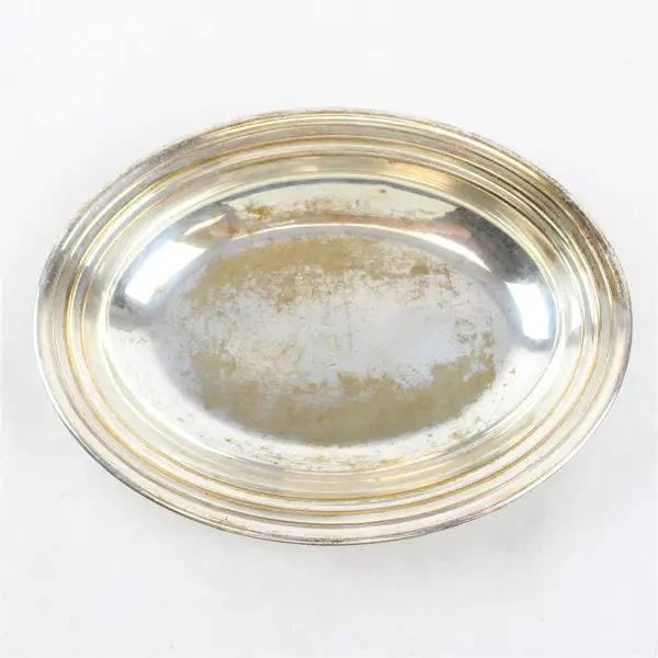 Vintage Sheffield Silver Co. Silverplate Serving Bowl 10"x8" 