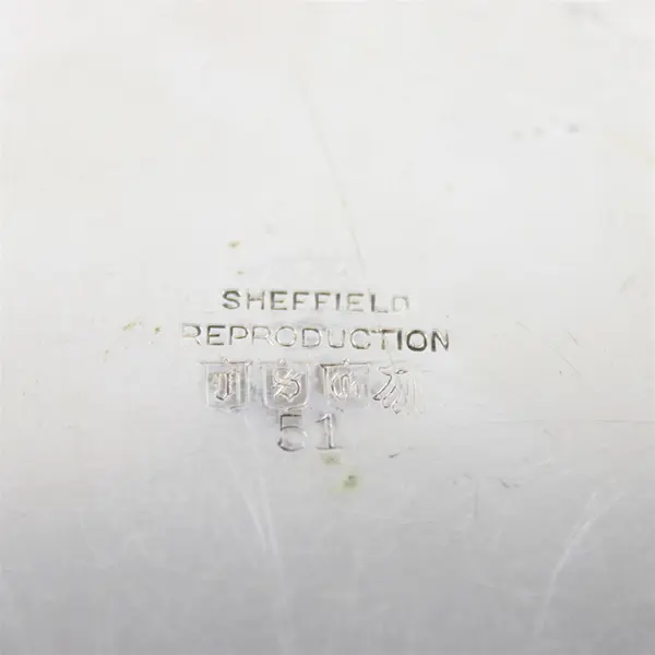 Vintage Sheffield Silver Co. Silverplate Serving Bowl 10"x8" 