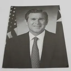 George W. Bush BW Portrait Photo Print National Tax Limitation Committee