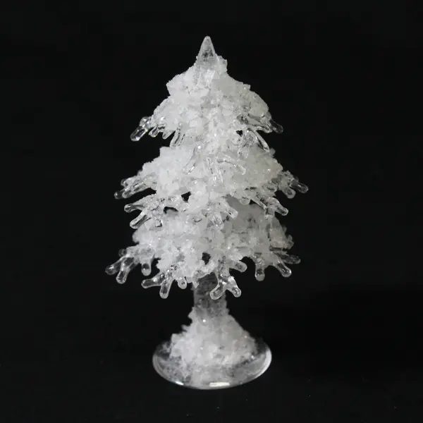 Set Of 2 Dept 56 Icy Trees 4 And 5.5"
