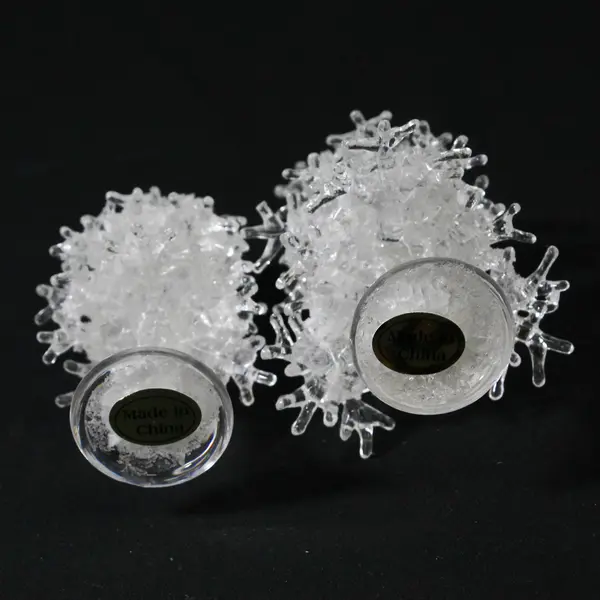 Set Of 2 Dept 56 Icy Trees 4 And 5.5"