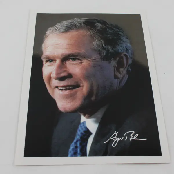 George W. Bush Color 5X7 Portrait Photo Citizens United For The Bush Agenda