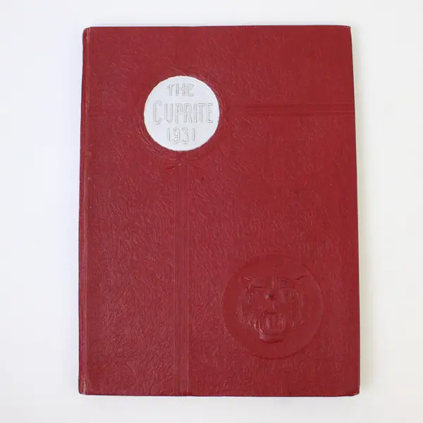 Vintage Cuprite Bisbee Senior High School Arizona Yearbook 1931 Hardcover