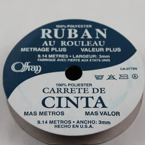 Lot of 3 Christmas Ribbon Spools Holiday Craft Gift Wrap