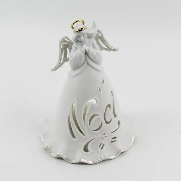 2002 Enesco Spirituelle Noel Angel Candleholder # 106409