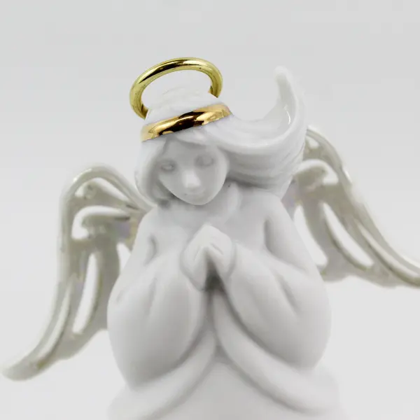 2002 Enesco Spirituelle Noel Angel Candleholder # 106409