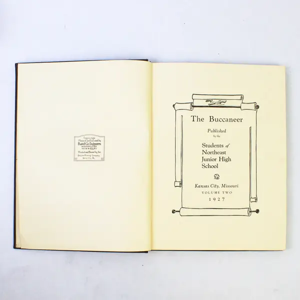 1927 The Buccaneer Yearbook Northeast Junior High School Kansas City Missouri 