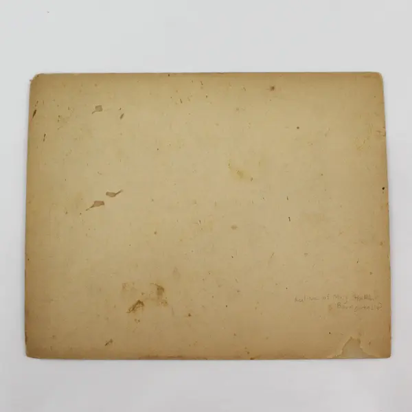 Antique Early 1900s Group Mounted Photo In Front Of Victorian Home Midwest