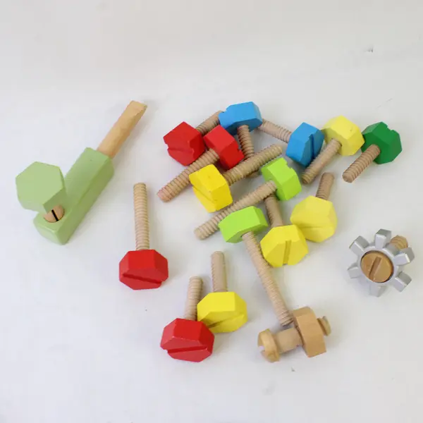 Melissa & Doug Classic Wood Construction Set Mixed 82 Pieces