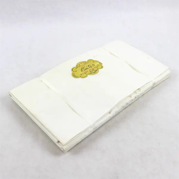 Lot Of 2 Bates White Flat Sheet Bed Sheet Comb Percale Torn Size 50" x 80"