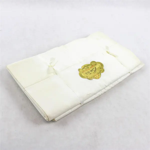 Lot Of 2 Bates White Flat Sheet Bed Sheet Comb Percale Torn Size 50" x 80"