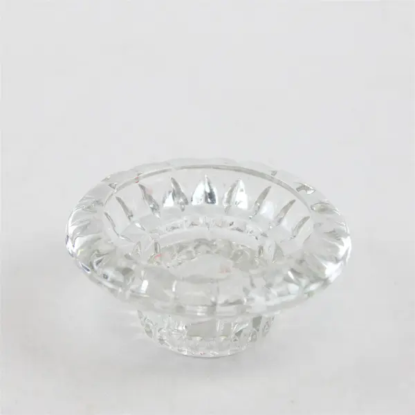 Crystal Faceted Votive Candle Holder 3.5" Collectible