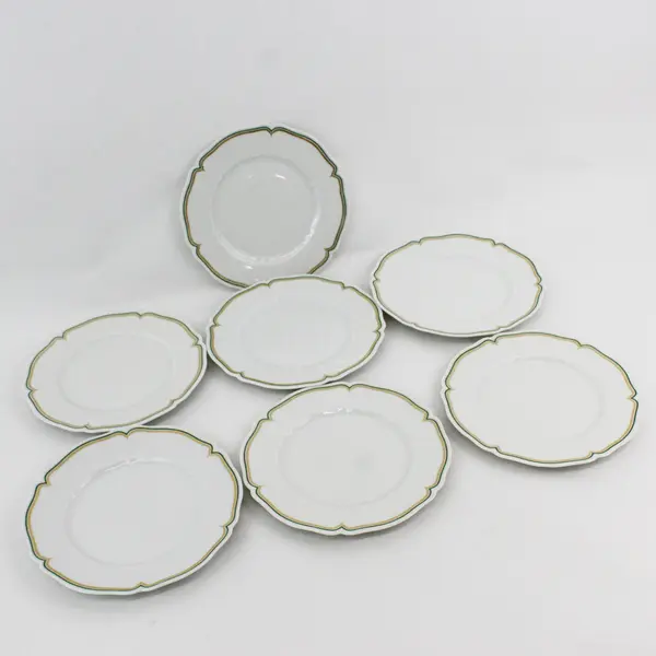 Set of 7 Vintage Haviland Limoges Centelle Salad Plates 7.5"