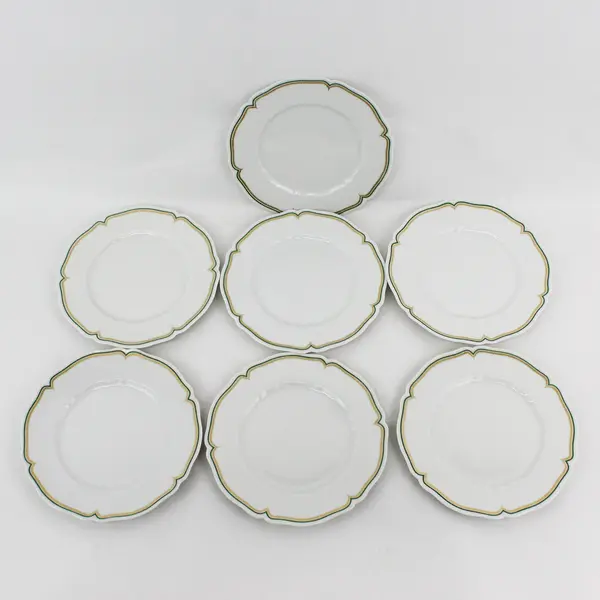 Set of 7 Vintage Haviland Limoges Centelle Salad Plates 7.5"