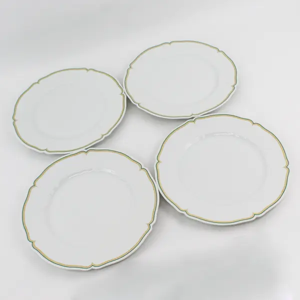 Set of 4 Vintage Haviland Limoges Centelle 10.25" Dinner Plates