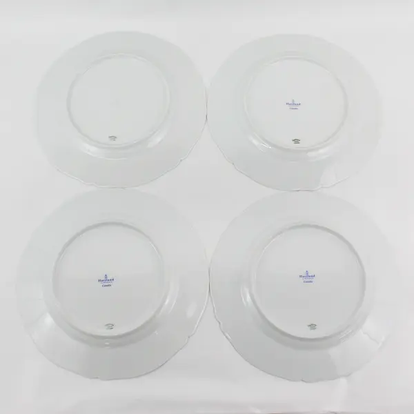Set of 4 Vintage Haviland Limoges Centelle 10.25" Dinner Plates