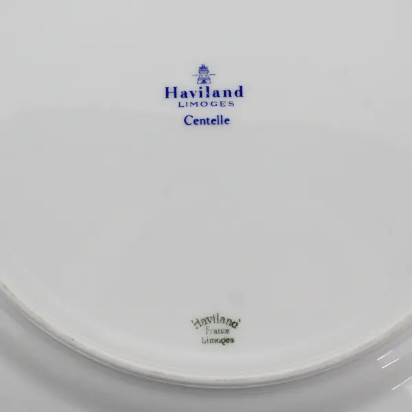 Set of 4 Vintage Haviland Limoges Centelle 10.25" Dinner Plates