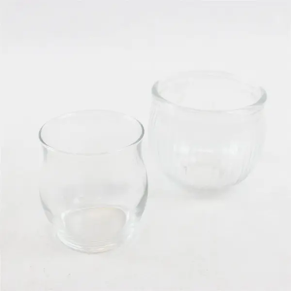 Lot of 2 Votive/Tealight Candle Holders - Home Decor Table Accents