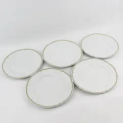 Set of 5 Vintage Haviland Limoges Centelle 10.25" Dinner Plates