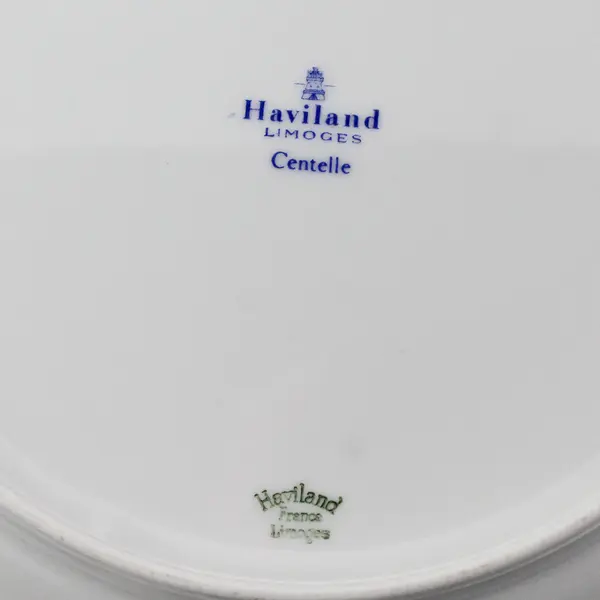Set of 5 Vintage Haviland Limoges Centelle 10.25" Dinner Plates