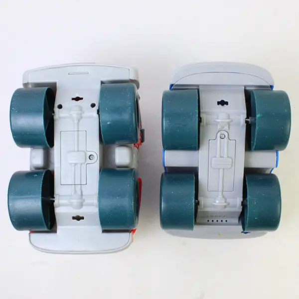 Lot of 2 Hasbro 2014 TONKA Fire Truck & Police Car Toys -Tested & Works