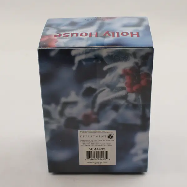 Department 56 Holly House Snowman with Street Light - New