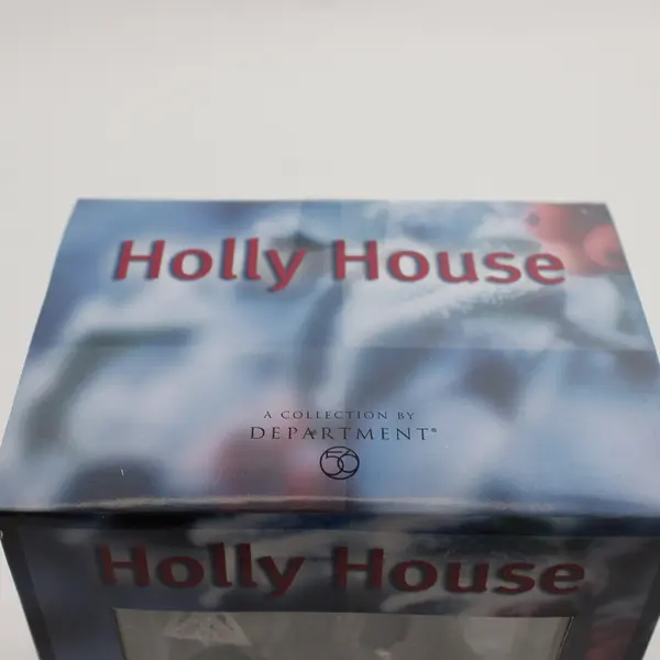 Department 56 Holly House Snowman with Street Light - New