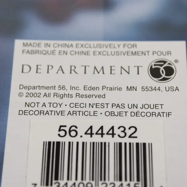 Department 56 Holly House Snowman with Street Light - New