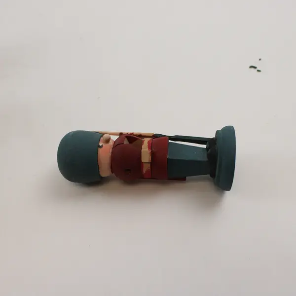 Set of 6 Small Wooden Nutcrackers w/ Extra Parts Holiday Decor