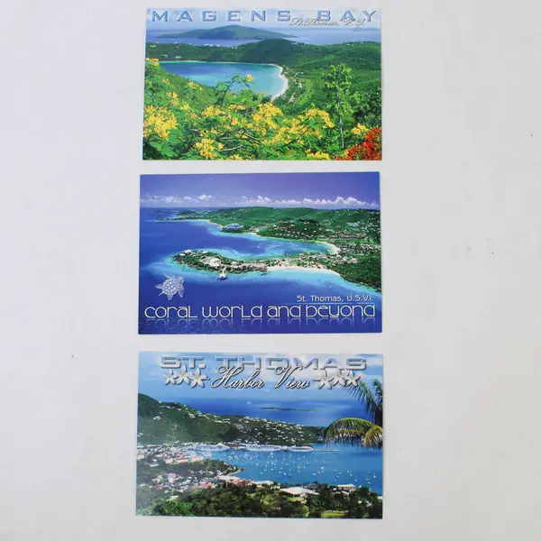 Lot Of 3 St. Thomas Scenic Postcards U.S. Virgin Islands