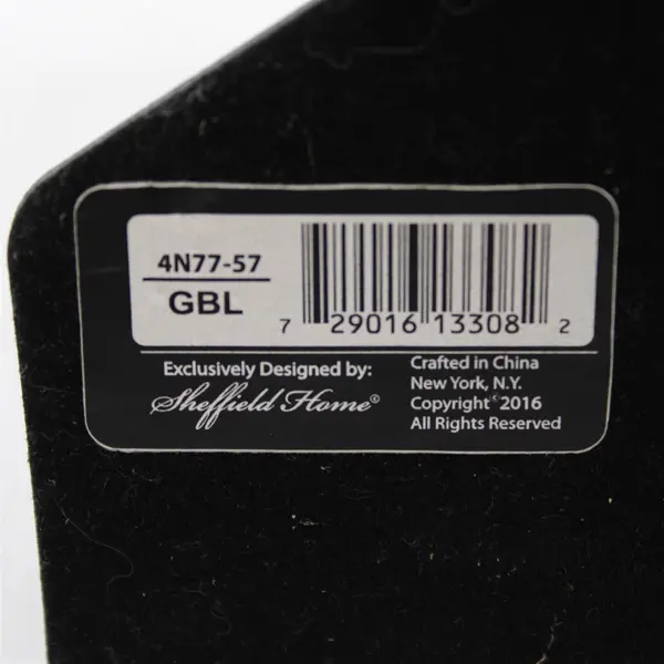 Lot of 2 Wooden 5x7 Picture Frames White & Blue Wall Mount Desk Display