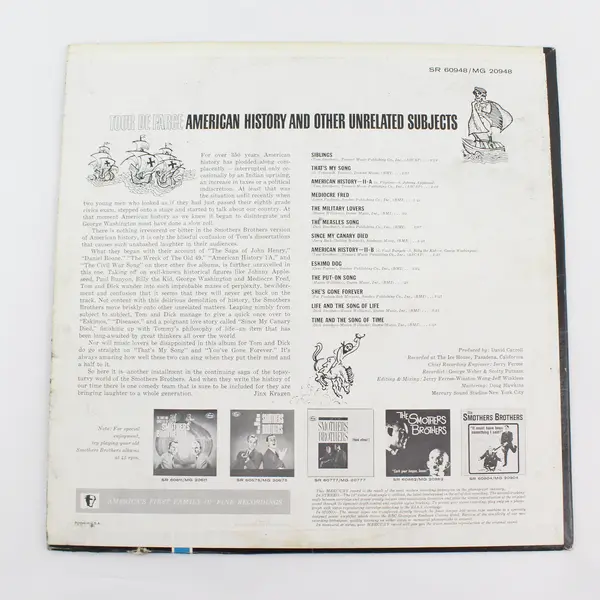 The Smothers Brothers American History And Other Unrelated Subjects