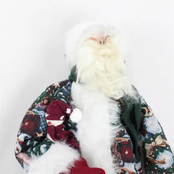 New Handmade Standing Santa Claus Figurine Shell B Dolls & Santas 21in