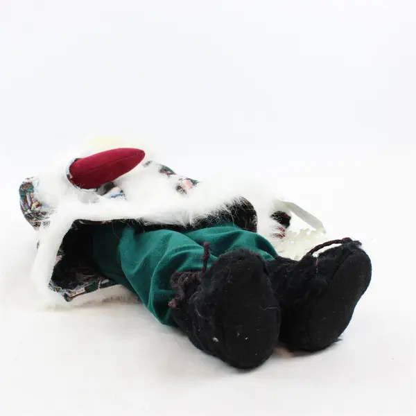 New Handmade Standing Santa Claus Figurine Shell B Dolls & Santas 21in