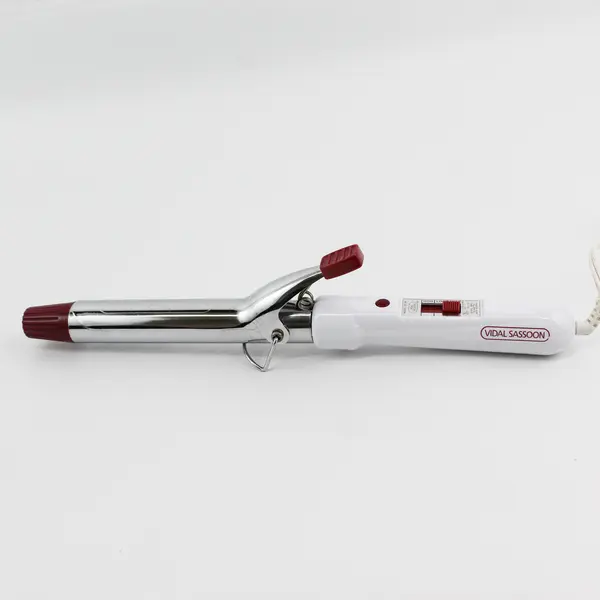 Vidal Sassoon 1" Silver Barrel Curling Iron Model VS145 TESTED WORKS