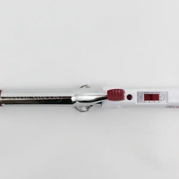 Vidal Sassoon 1" Silver Barrel Curling Iron Model VS145 TESTED WORKS