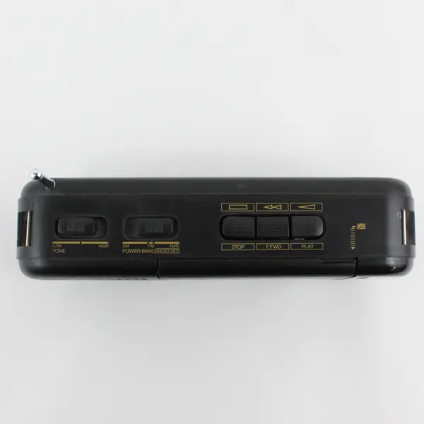 Soundesign RCP AM-FM 2Band Radio Cassette Player Model 4612BLK UNTESTED