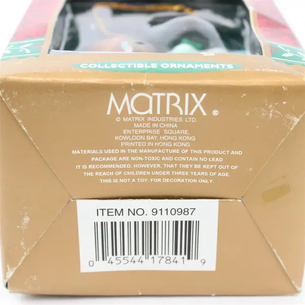 VTG Trim-A-Home Christmas Ornament Bird Mailbox Special Friend NIB