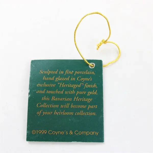 Bavarian Heritage Christmas Cheer Santa w/ Bear Figurine BH1010